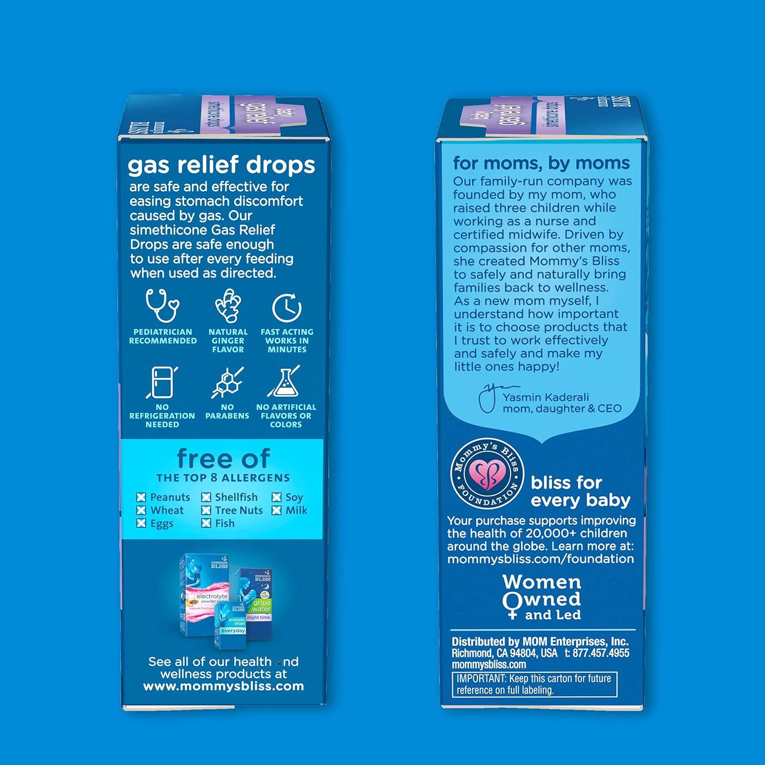 Mommy's Bliss Baby Gas Relief Simethicone Drops Relieve Infant's