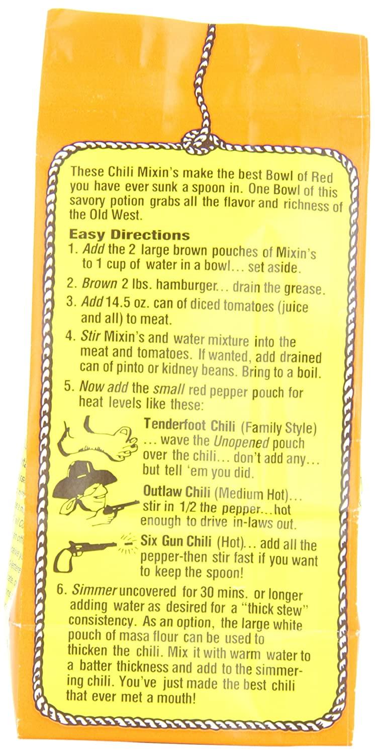 Six Gun Chili Mixin's 4Ounce Pack of 1