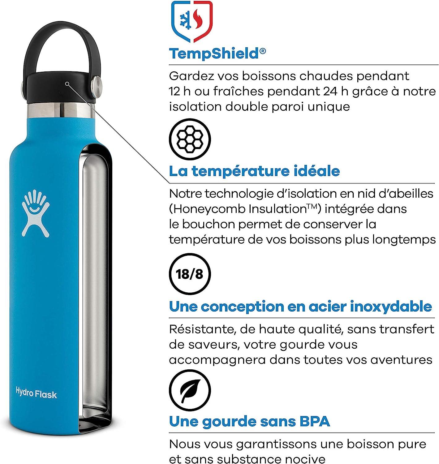  Hydro Flask Water Bottle - Standard Mouth Flex Lid