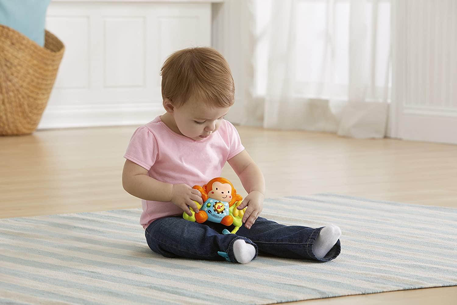 VTech Lil' Critters Singin' Monkey Rattle Yellow Interactive