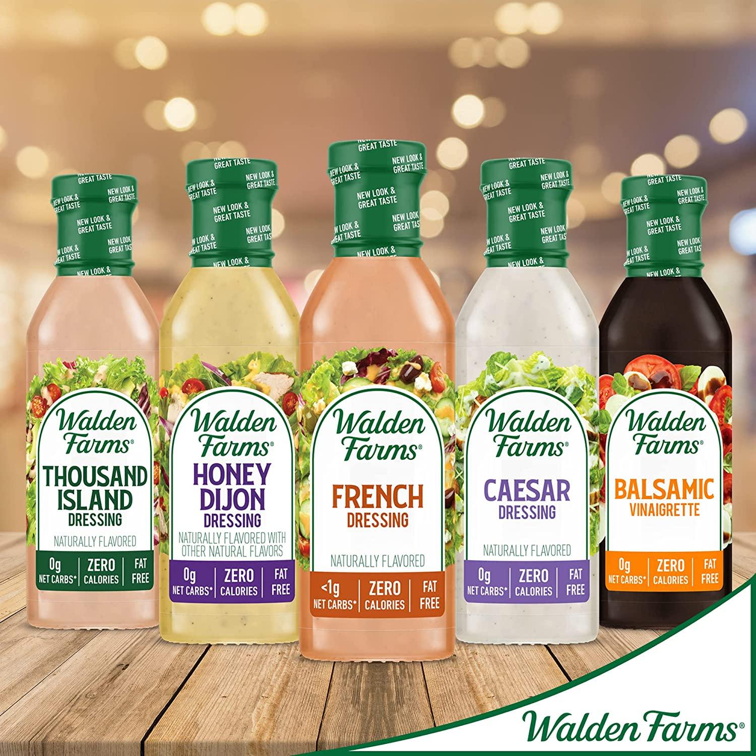 Walden Farms Variety Pack Dressings 12 oz Bottle Fresh and Delicious