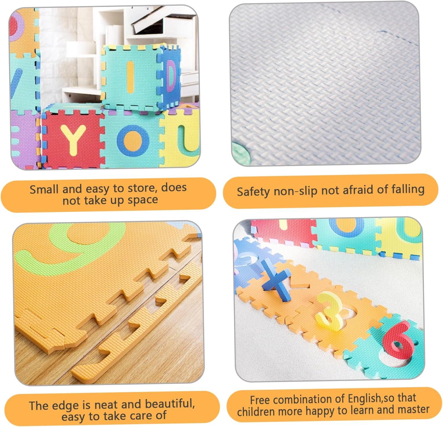 Buy Foam Mats for Kids Interlocking Alphabet Numbers Mat 36