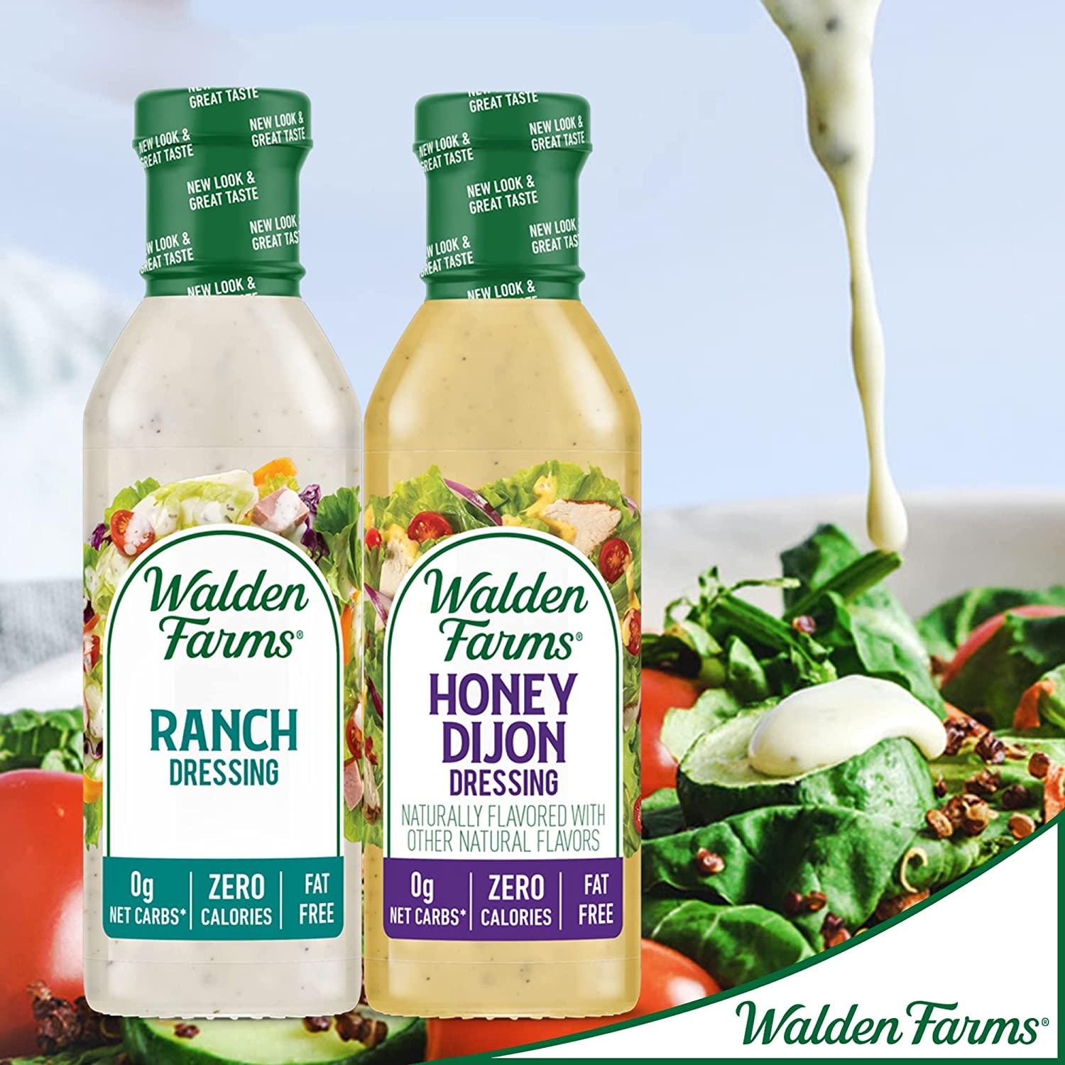 Walden Farms Variety Pack 12 oz Bottle Dressings - Sugar Free, 0g Net Carbs, Fresh and Delicious Salad Toppings - Honey Dijon, Ranch - Condiment | Buy Now with Express International Delivery | GoSupps.com Walden Farms Variety Pack 12 oz Bottle Dressings - Sugar Free, 0g Net Carbs, Fresh and Delicious Salad Toppings - Honey Dijon, Ranch - Condiment | Buy Now with Express International Delivery | GoSupps.com