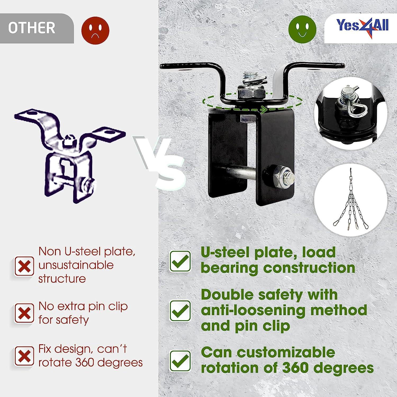 Yes4All Heavy Duty Steel Wall Mounted Paddle Board Racks