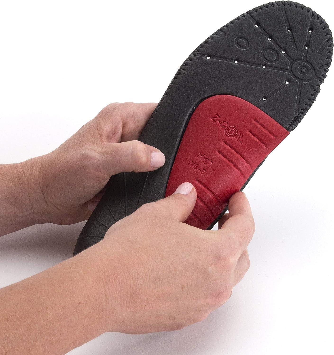 Z-CoiL Men's Z-Fit Black Custom Arch Insole - Size 13 M