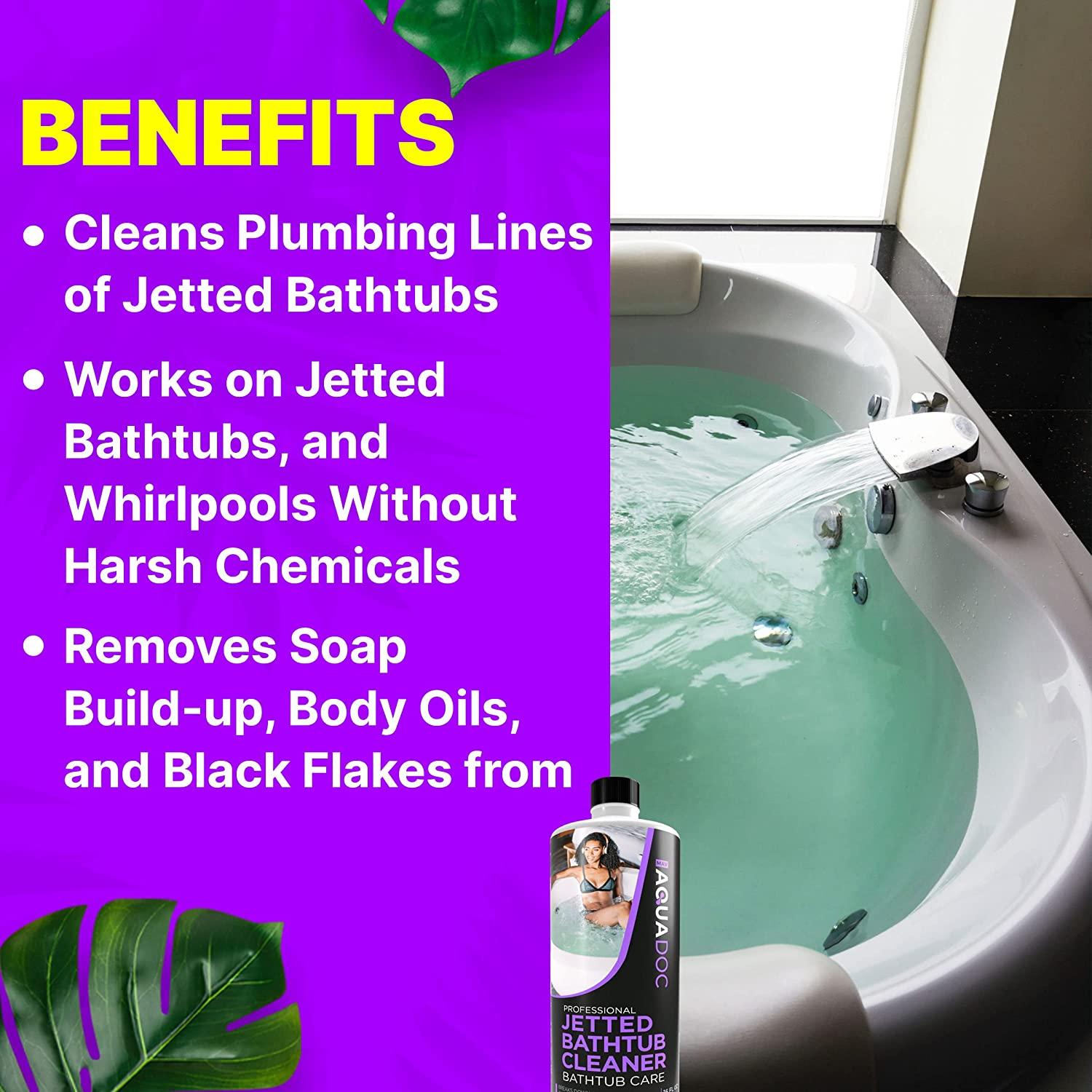 AquaDoc Jetted Bathtub Cleaner Bathtub Jet Cleaner & Spa Cleaner