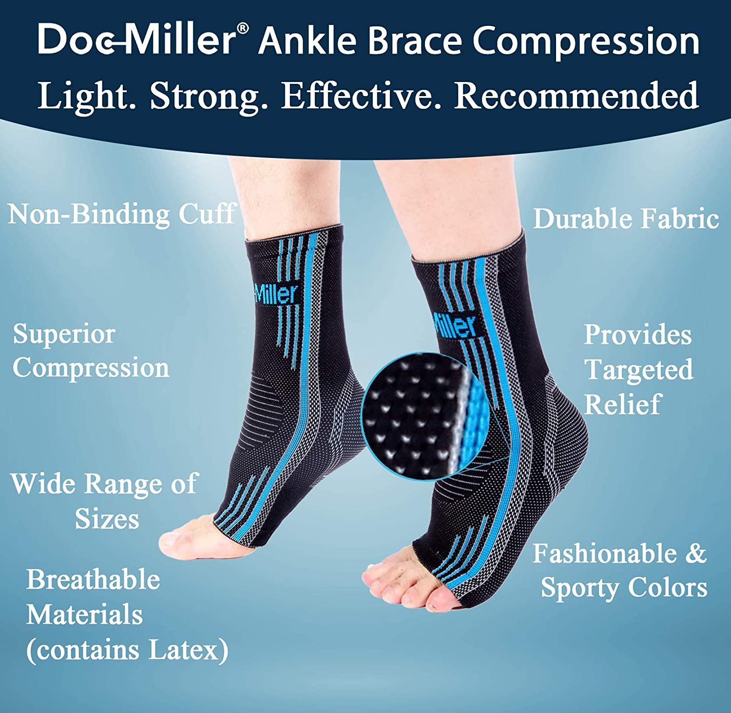 Open Toe Compression Socks 20-30 mmHg Argyle – Doc Miller