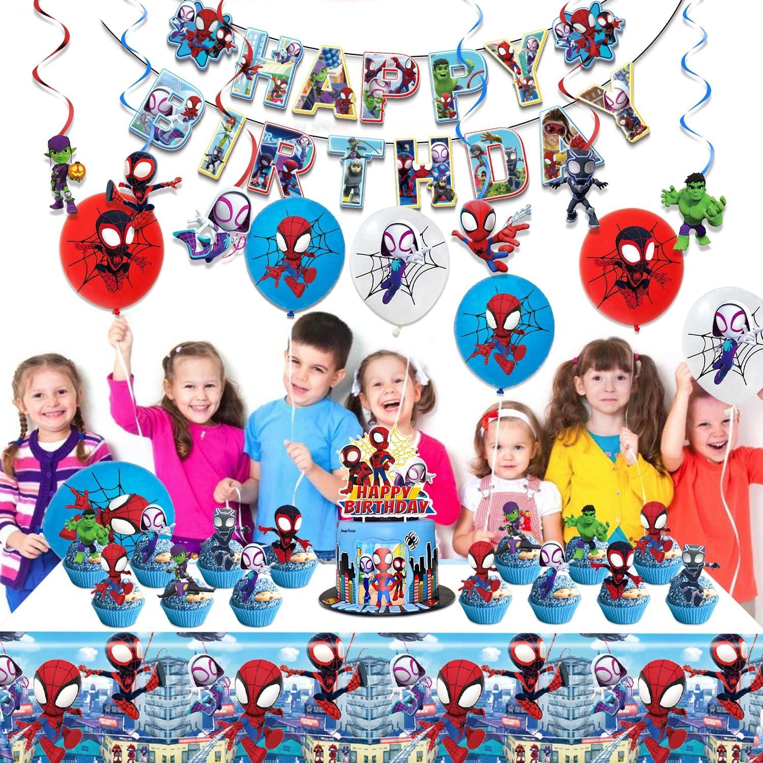 Spidey and His Amazing Friends Birthday Decorations, Party ...