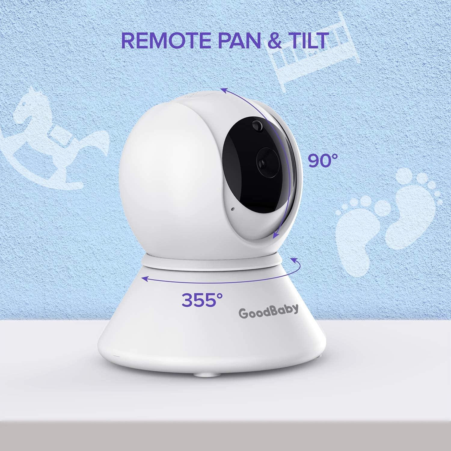 3.5'' High Resolution Baby Monitor Infrared Night Vision Wireless Video  Baby Sleeping Monitor with Remote Camera Pan-Tilt-Zoom-SM935