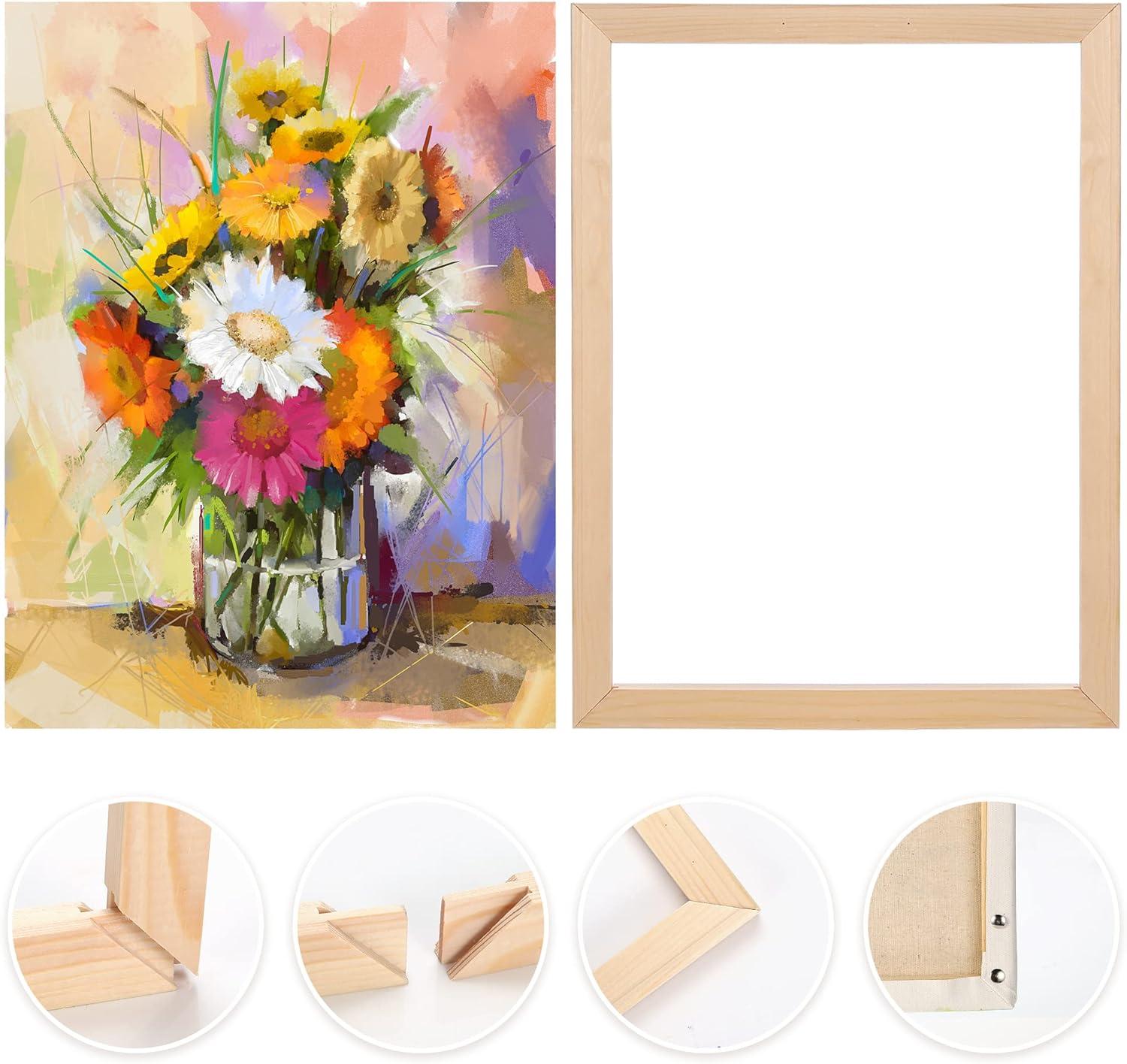 12x16 Picture Frame Set of 3 Wood Diamond Painting