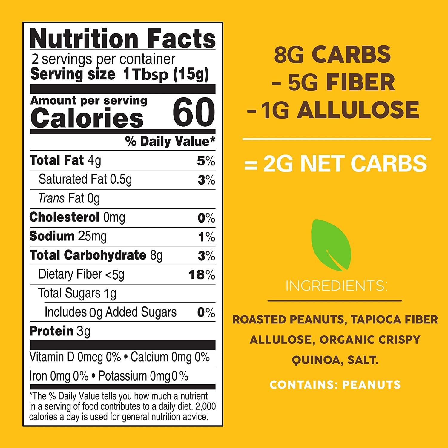 Pasokin Keto Bite Peanut Butter Healthy Snacks with Zero Sugar Added I Low Carb GlutenFree