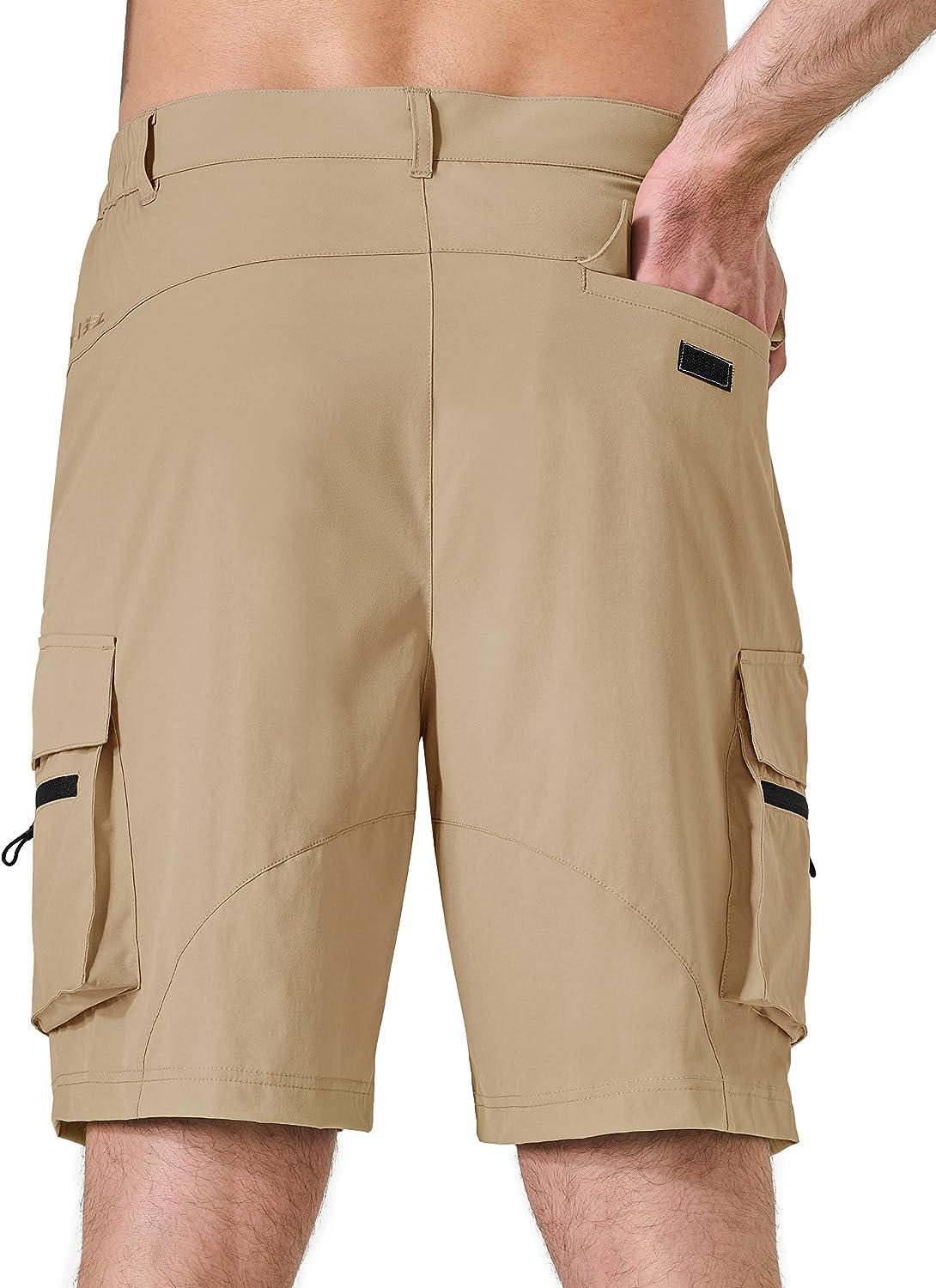 Pausel Men's Hiking Tactical Shorts Cargo Quick Dry Outdoor Golf