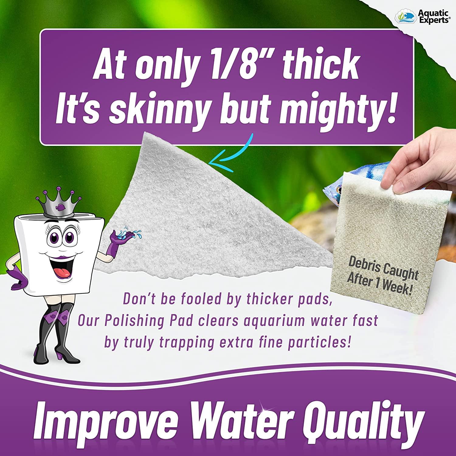 Polishing Filter Pad Superior Polishing Pad for Aquarium Cut to Fit