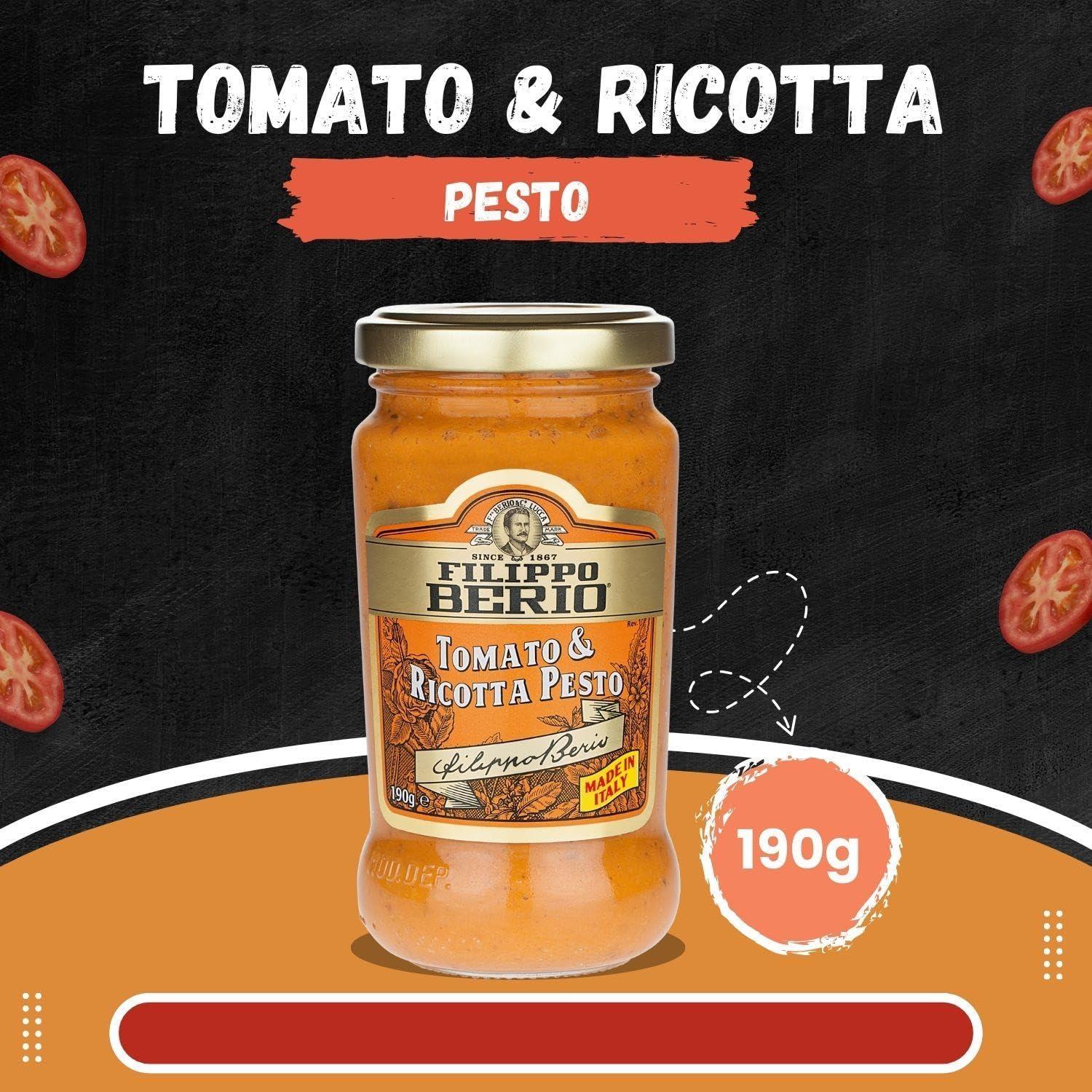 Filippo Berio Pesto Sauce Pick N Mix Choose From Jar with 6 Flavours
