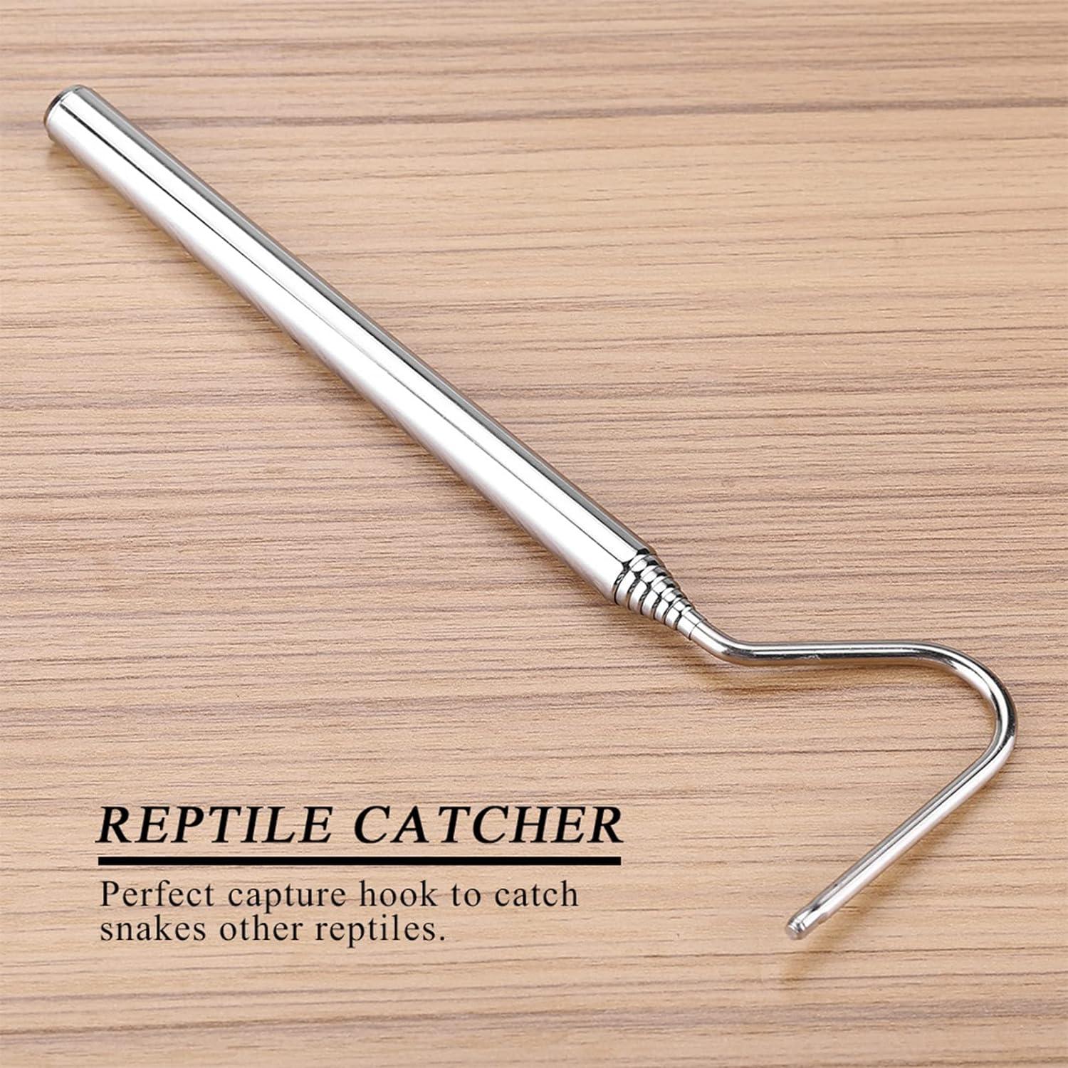 Stainless Steel Snake Tongs | Extensible Telescoping Snake Hook | Snake ...