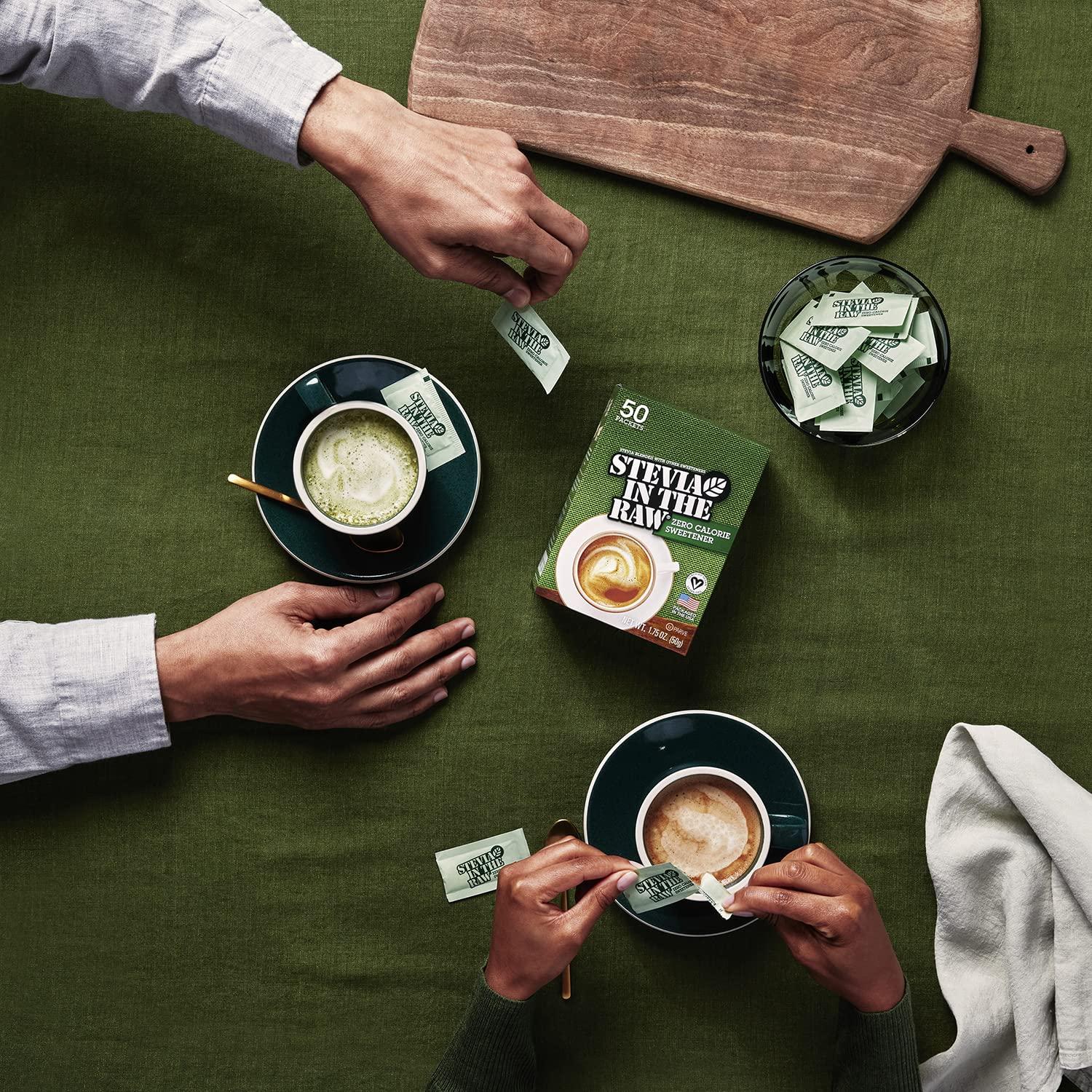 Stevia in the Raw Zero Calorie Sweetener Packets 50 Count Box