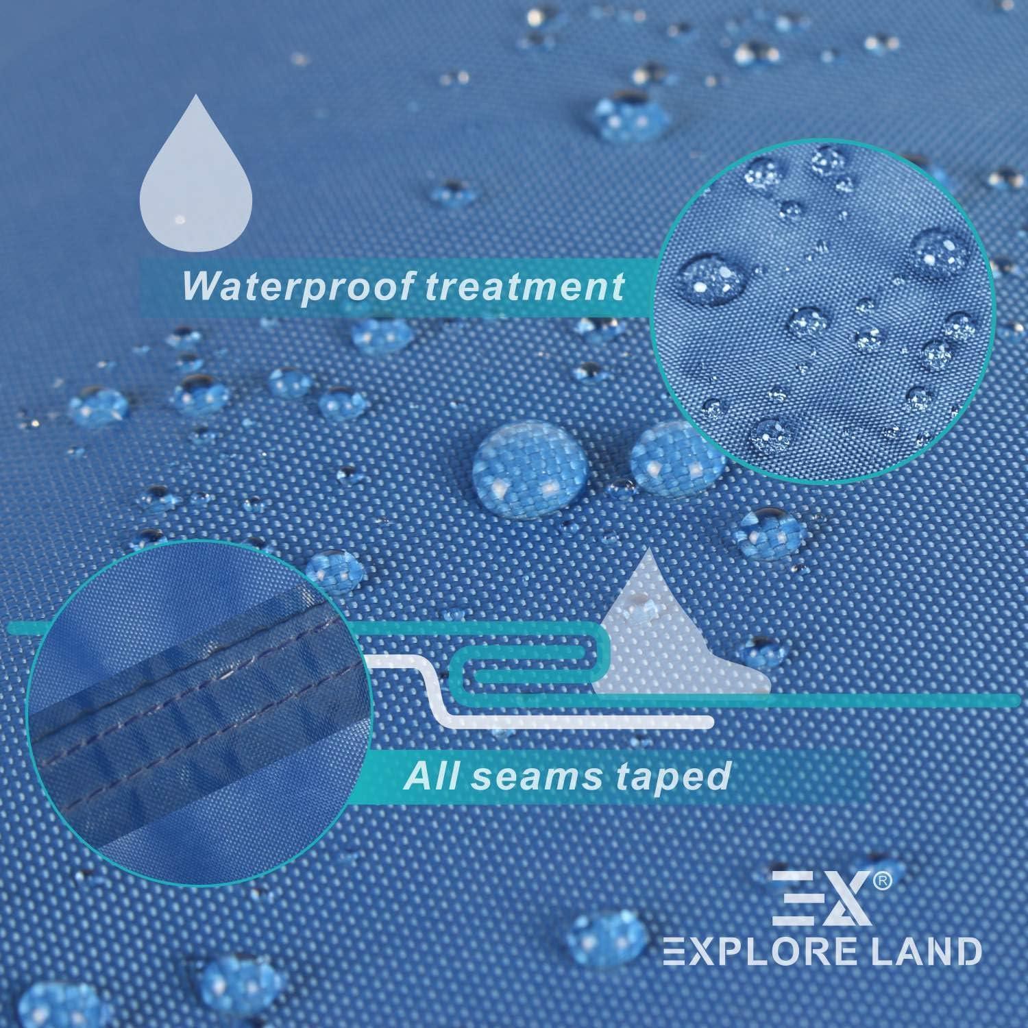 Explore Land Pedal Boat Cover Waterproof Heavy Duty Outdoor 3 or 5