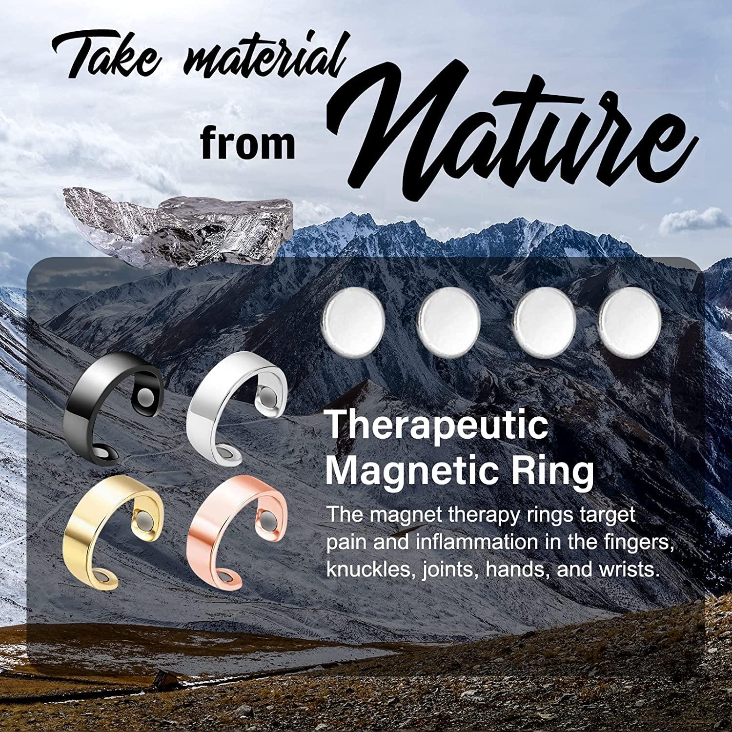 Lymphatic Drainage Ring Set Pain Relief & Fatigue Reduction