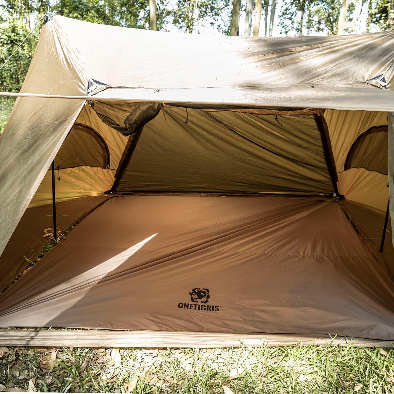 OneTigris Tent Tarp Footprint 94x94 Large Size Waterproof