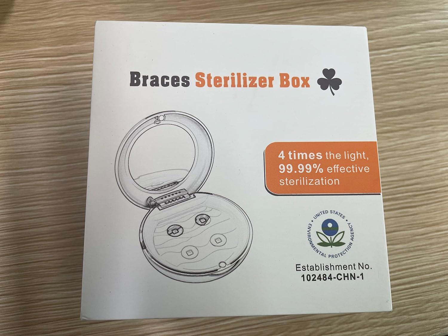 Geyfun Retainer Case UVC Disinfectant Aligner Holder Box with Vent