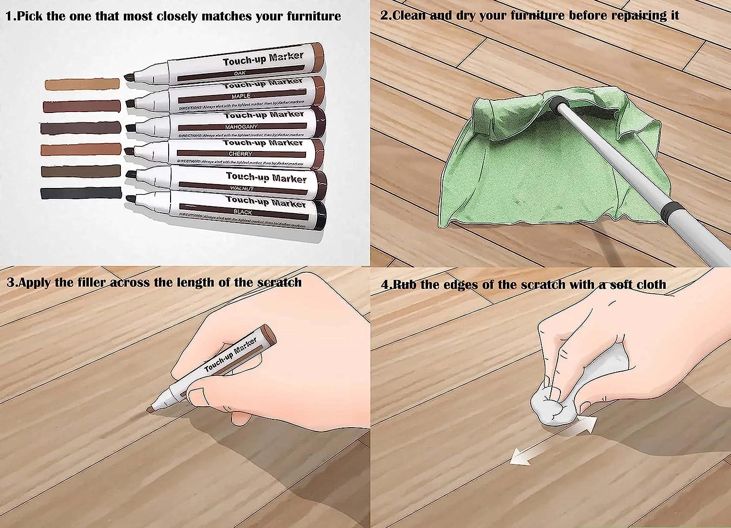 Wood Touch Up Markers for Furniture & Woodwork Repair