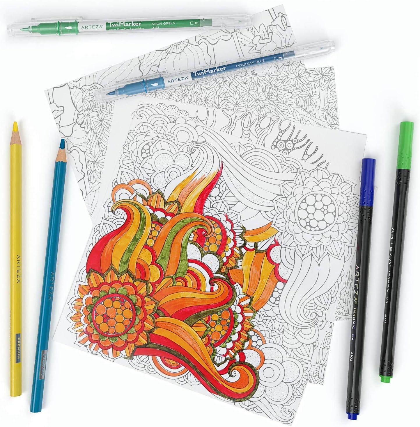 Pocket Size Color for Calm: Mini Adult Coloring Book [Book]