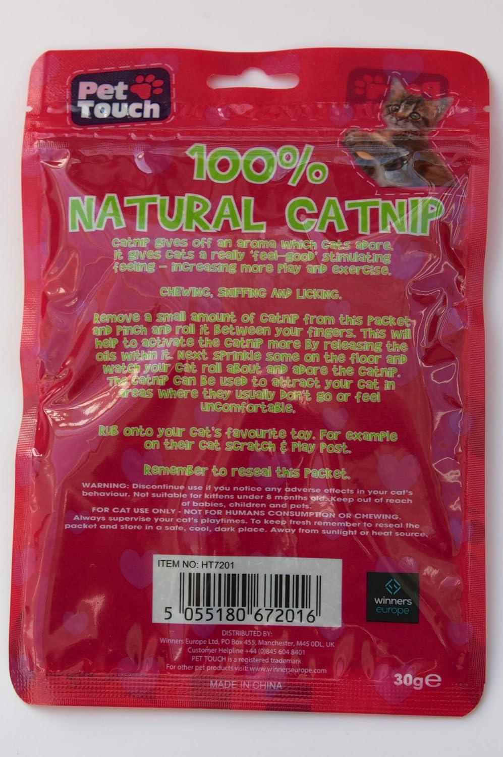 Pet Touch Catnip 100 Natural Crazy Catnip 30g Buy Now with Express