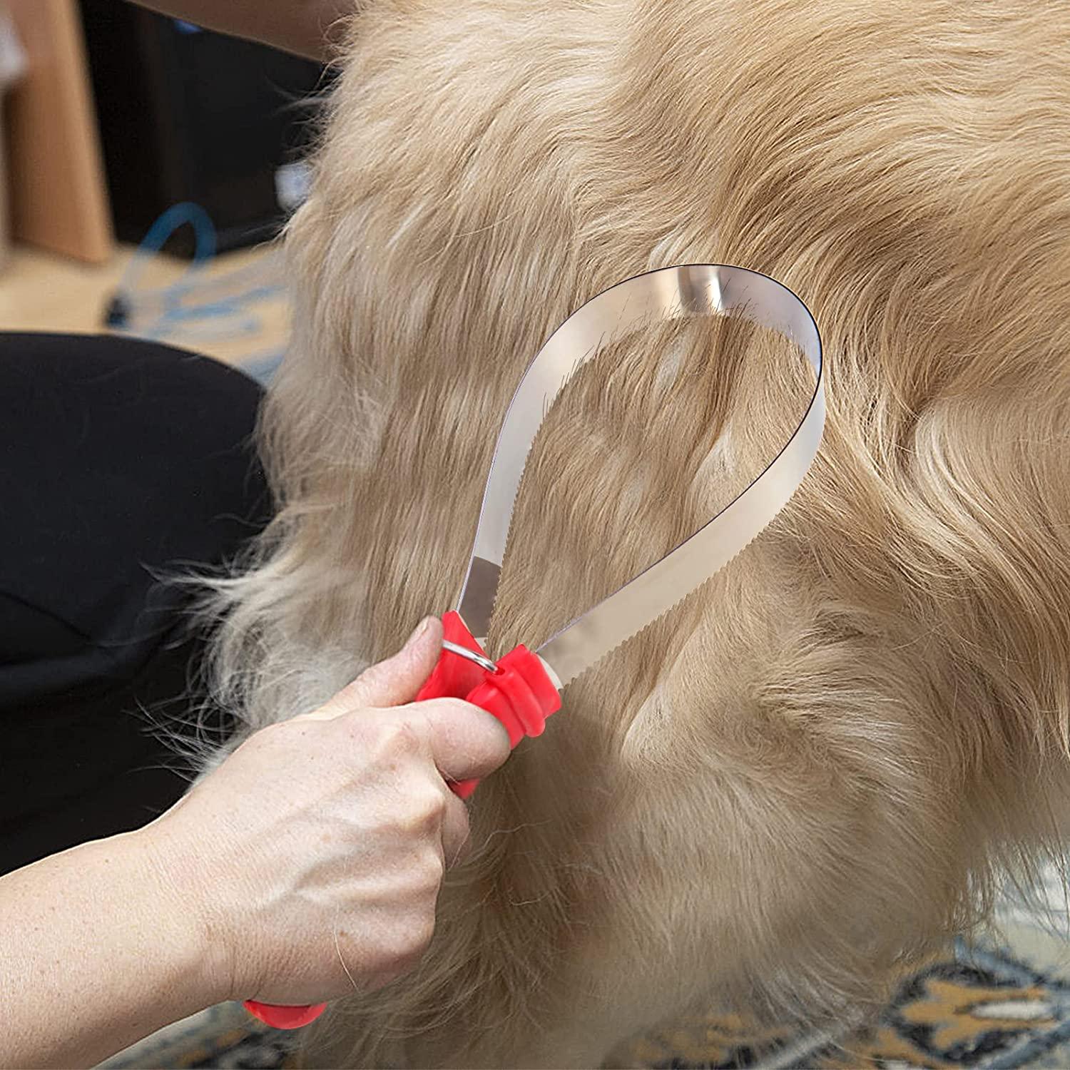 NRTFE Shedding Blade Horse Brush Scraper Stainless Steel Shed Blade for