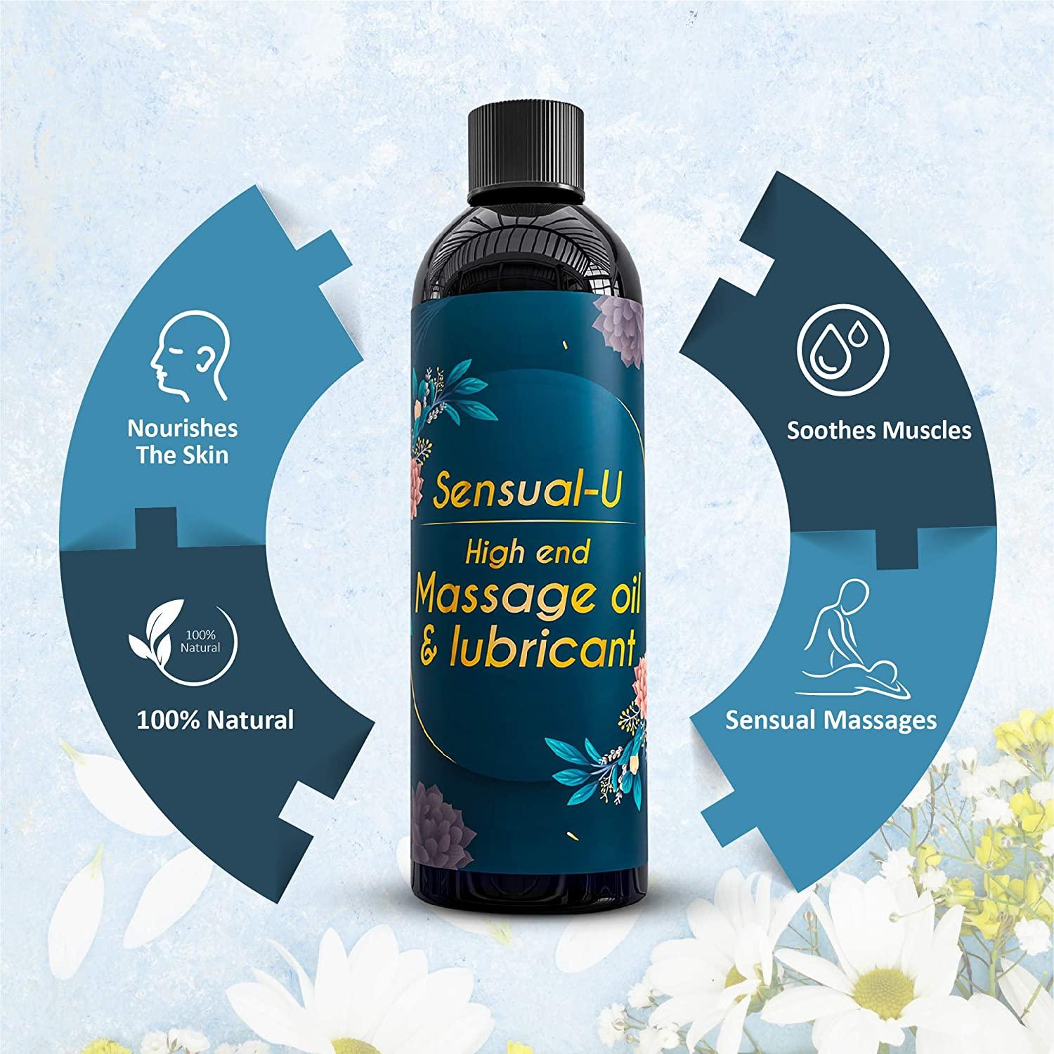Essential Massage Oil with Nourishing Jasmine & Clove Oils for Men