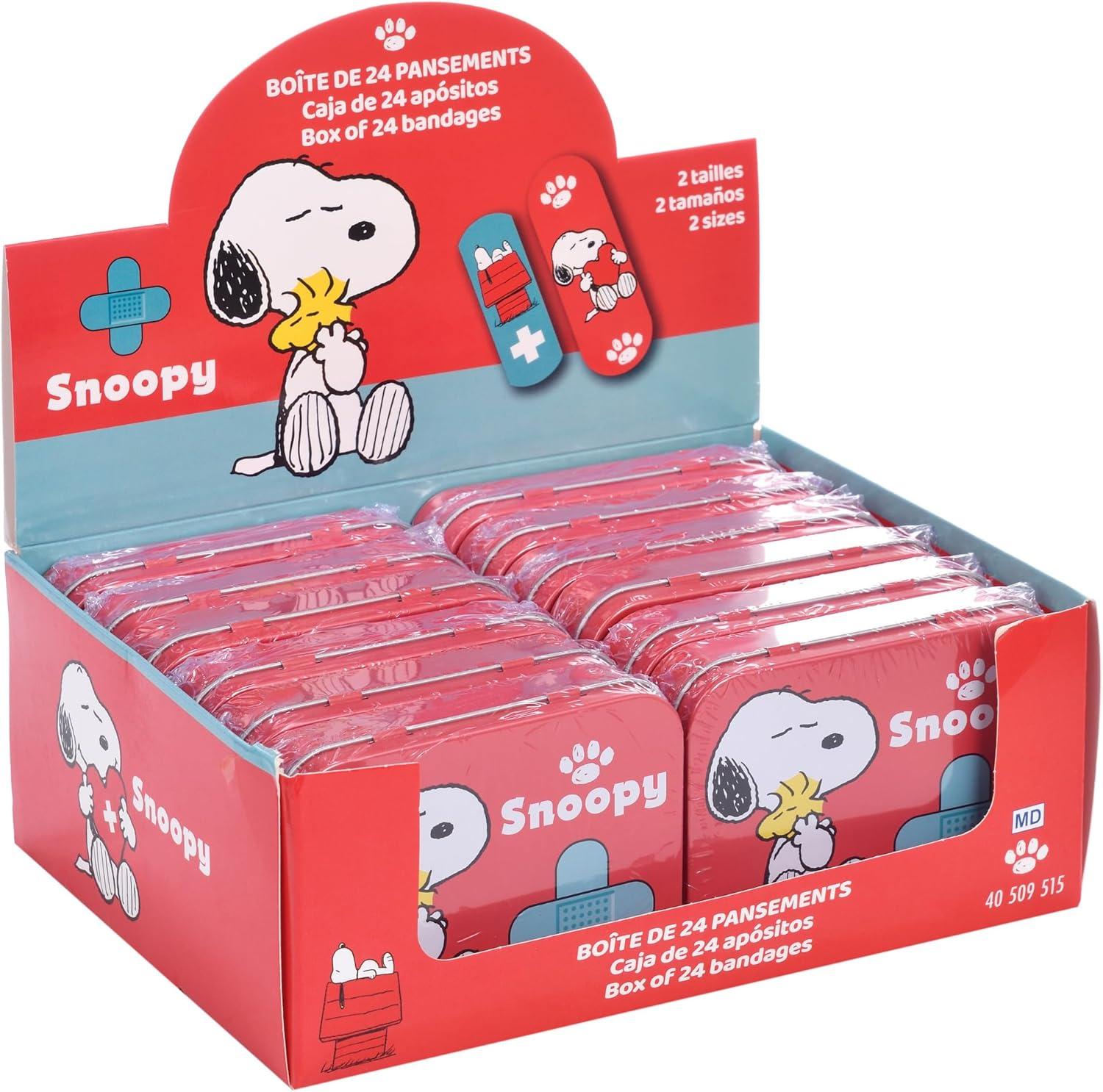 Snoopy Children's Plaster Set - 2 Licensed Pieces in Metal