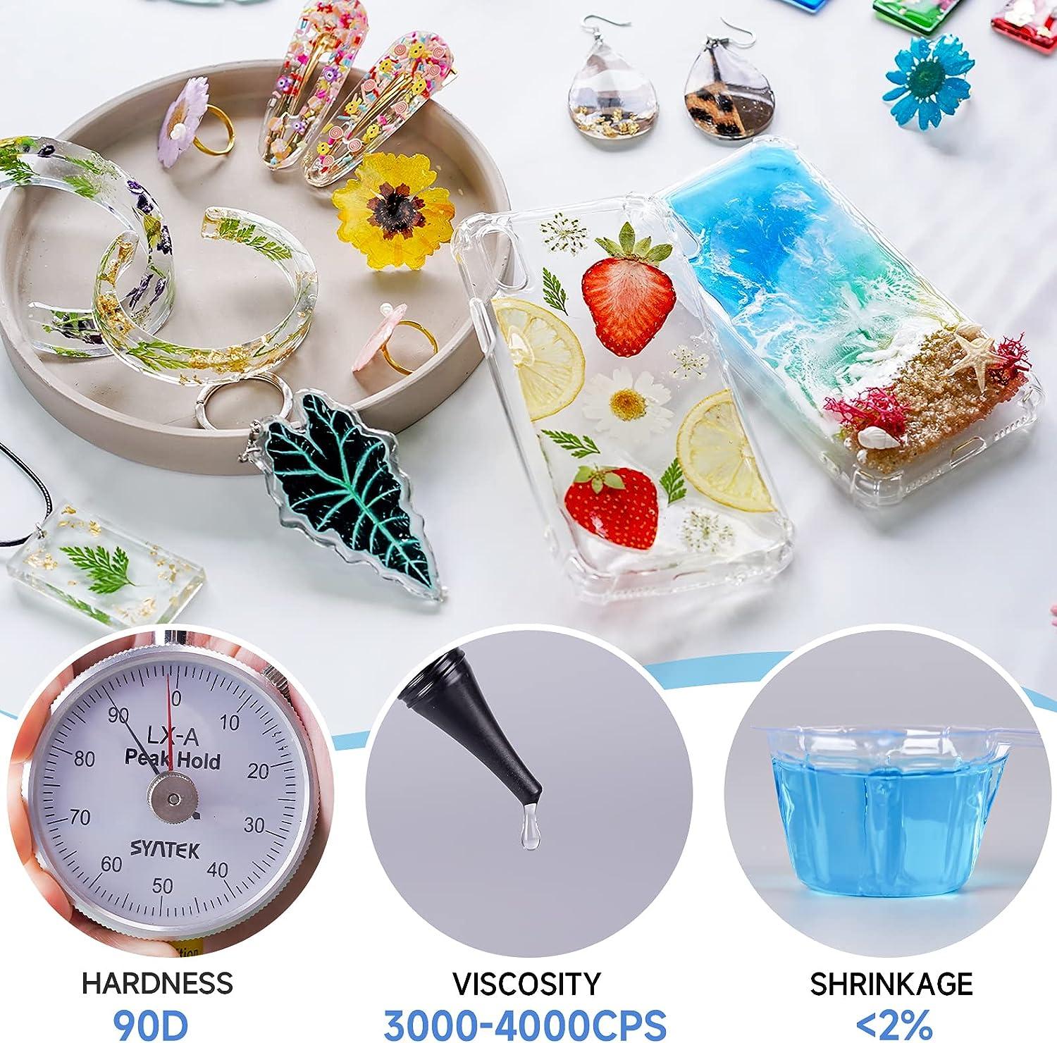 LET'S RESIN UV Resin 200g Crystal Clear Ultraviolet Epoxy Resin Quick