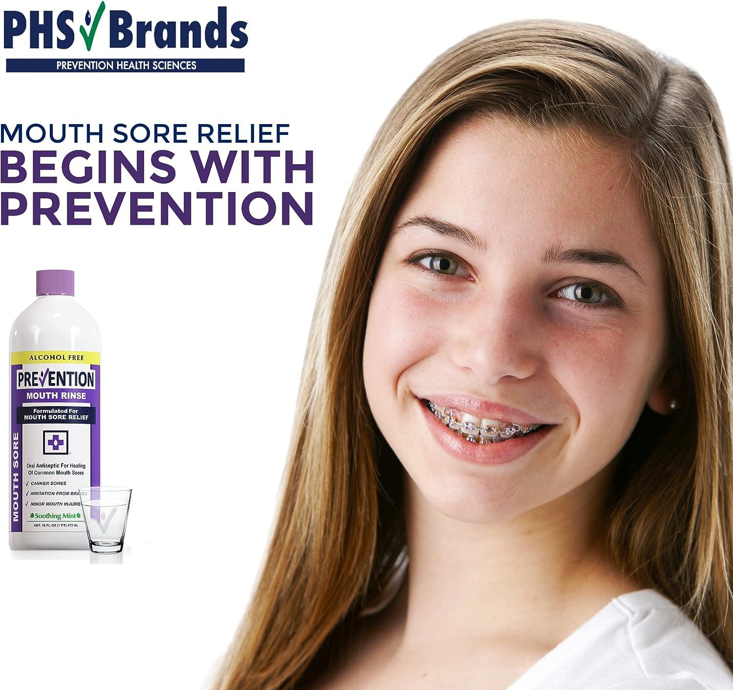 Prevention Mouth Sore Mouthwash Alcohol Free Canker Sore Treatment