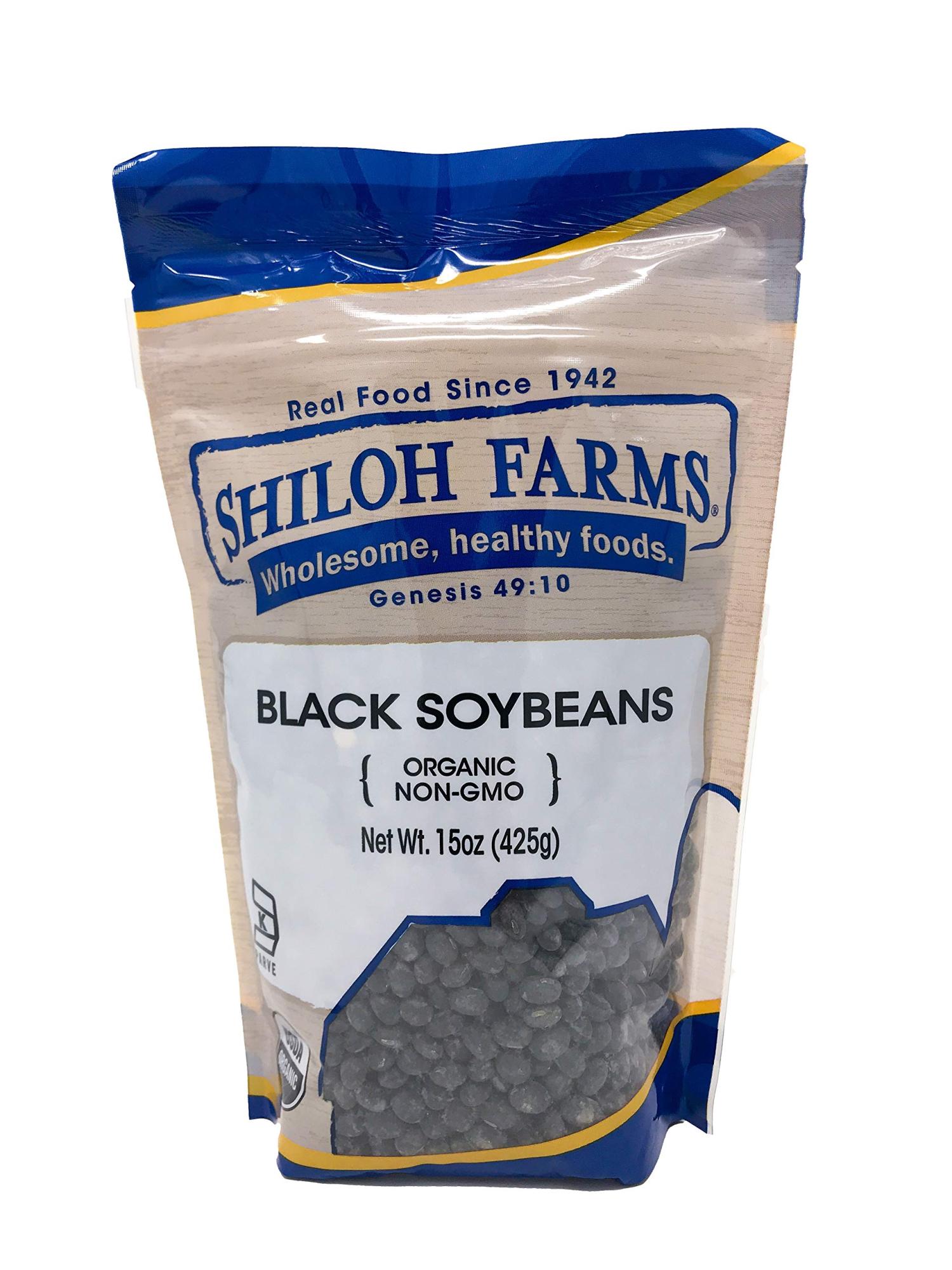 Shiloh Farms Organic Black Soybeans 15 oz