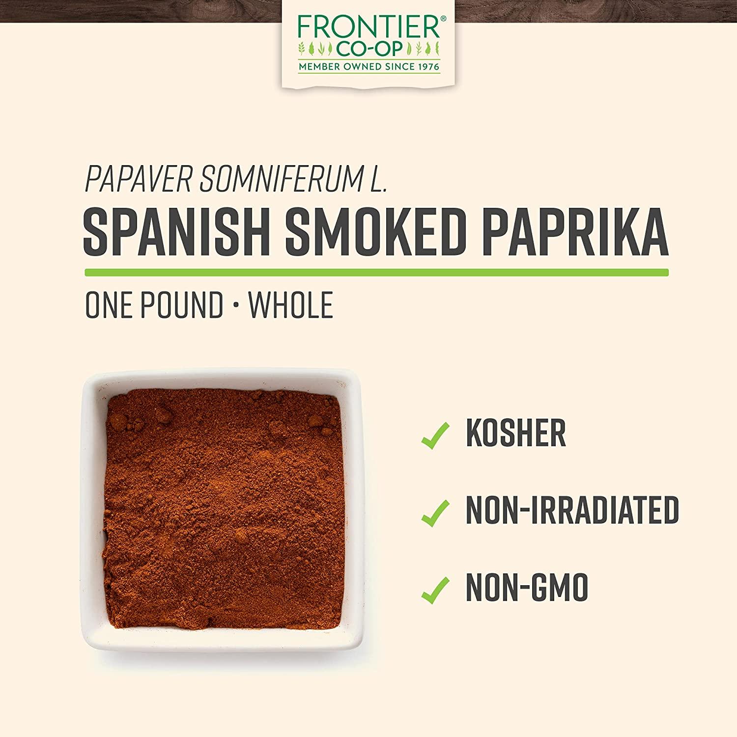 Frontier Coop Ground Smoked Spanish Paprika 1lb