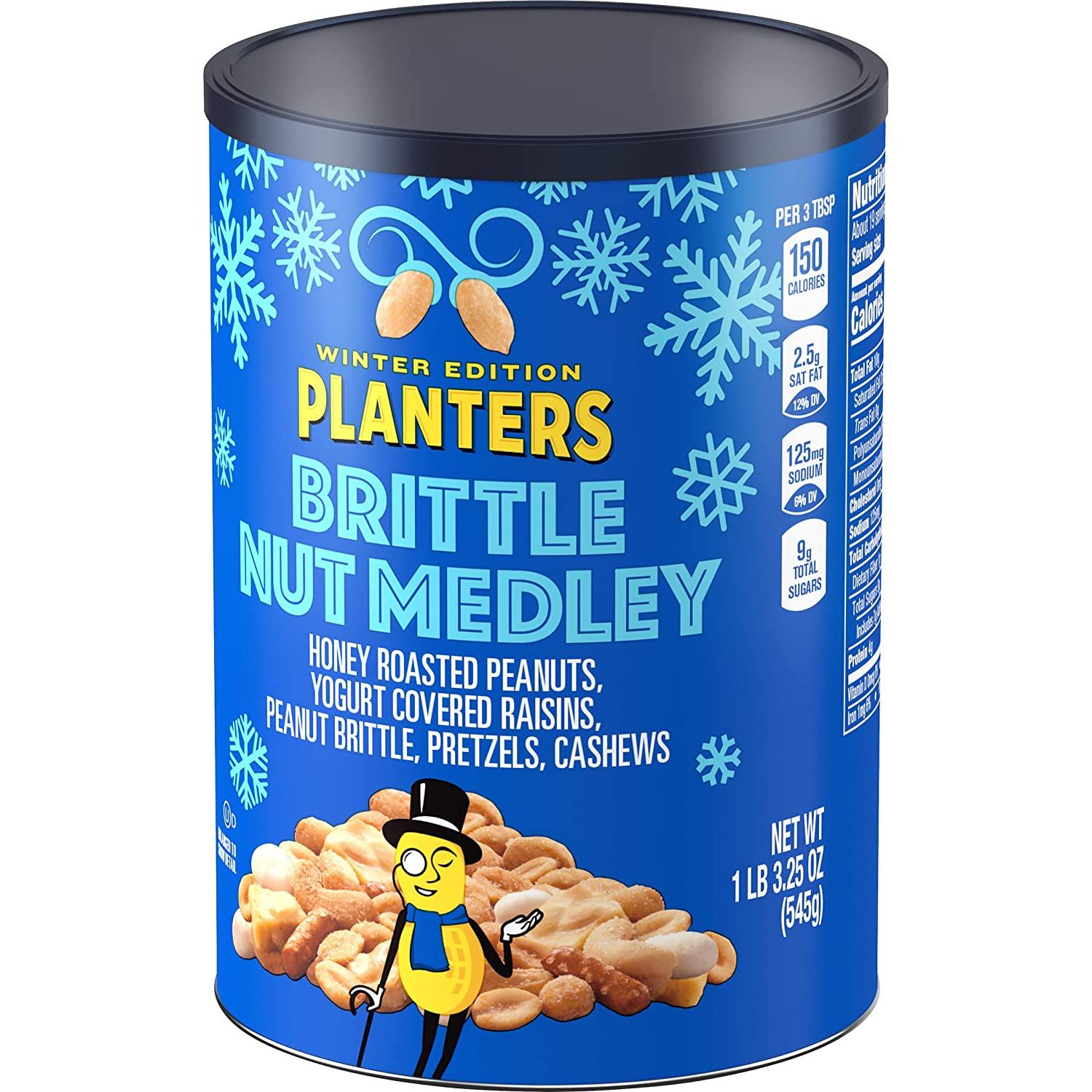 Planters Brittle Nut Medley (19.25oz Canister)