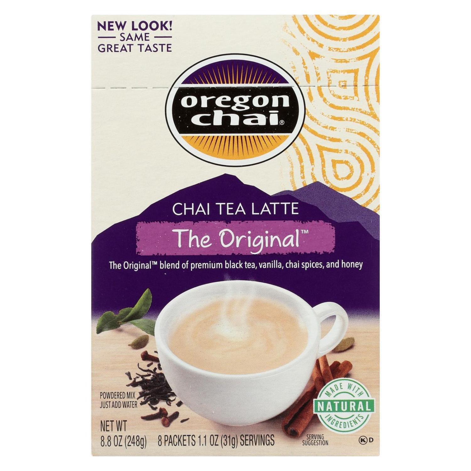 Oregon Chai Original Tea Latte Mix 8 Packets
