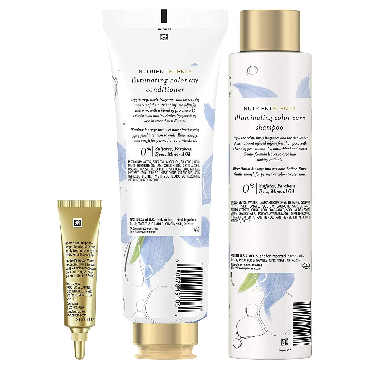 Pantene SulfateFree Shampoo & Conditioner Set with Biotin