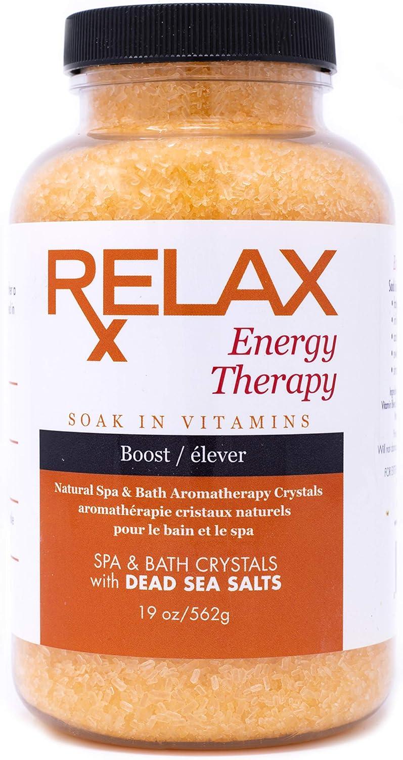 Dead Sea Salt Bath Soak Aromatherapy Crystals 5 Pack Luxury Gift Set