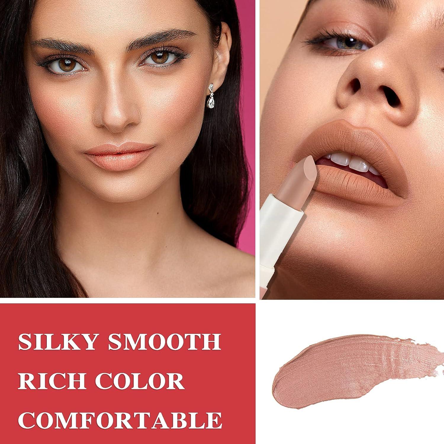 Matte Nude Lipstick Nude Paper Tube Nude Matte Lipsticks for Women Bold