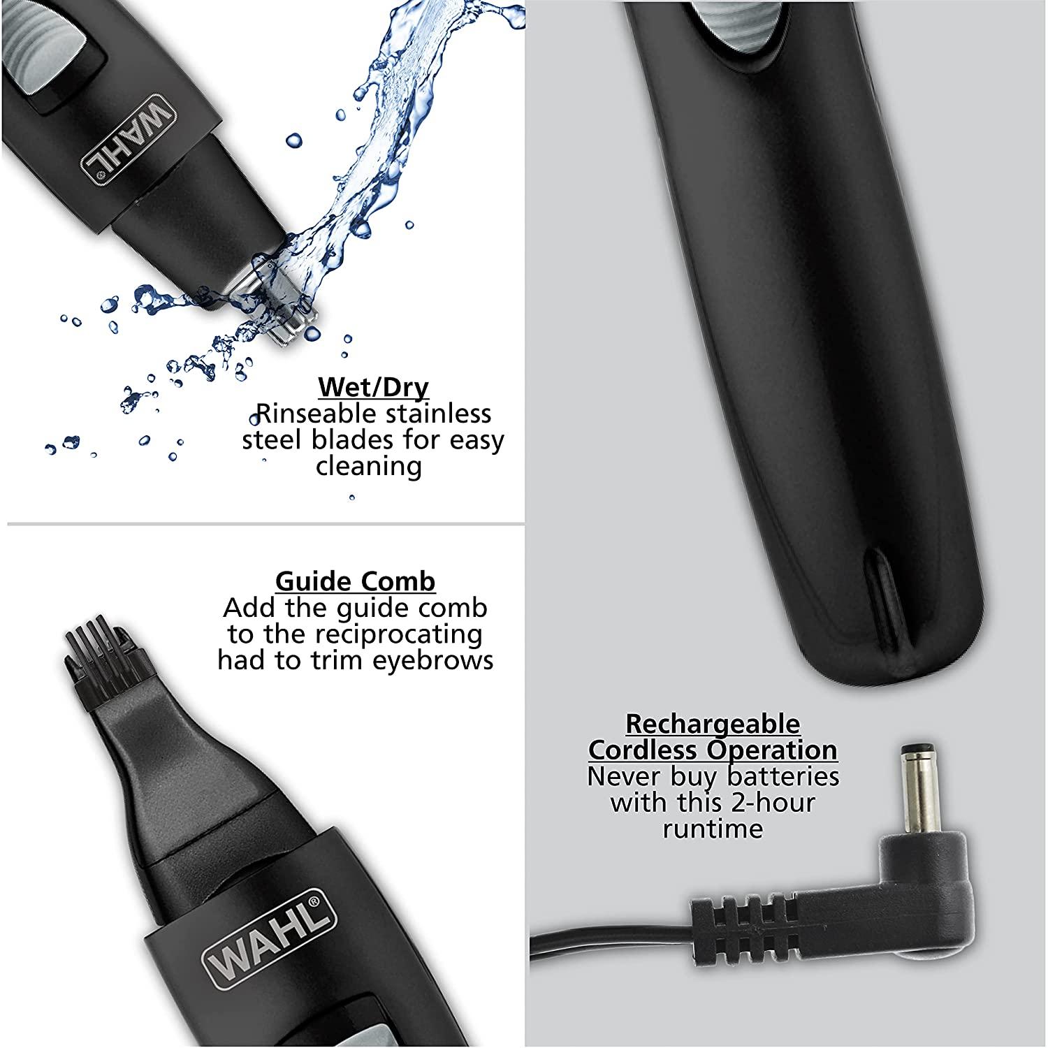 Wahl Micro Groomsman Personal Pen Trimmer Detailer for Hygienic Grooming with Rinsable
