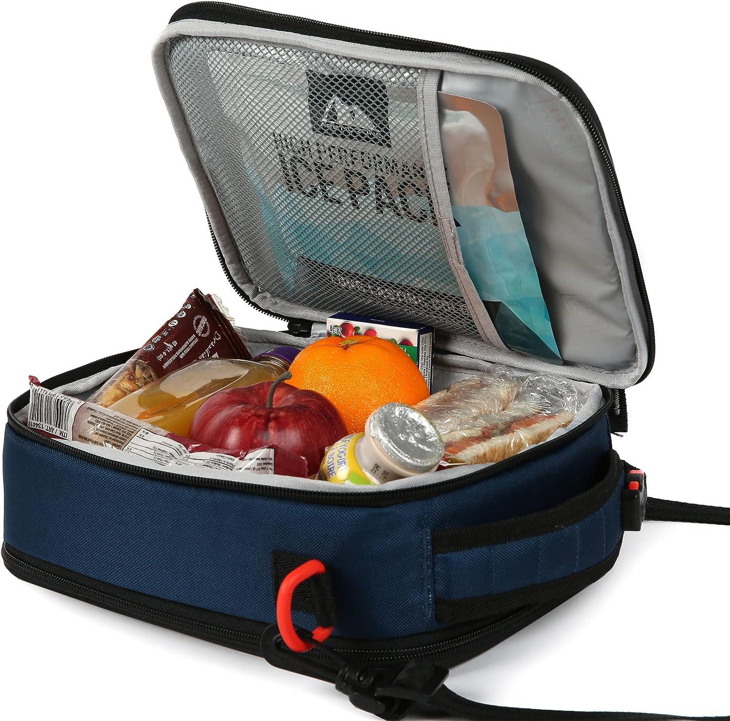 Arctic Zone High Performance Ice Pack for Lunch Boxes, Bags, or Coolers,  Set of 2 - 250 grams each