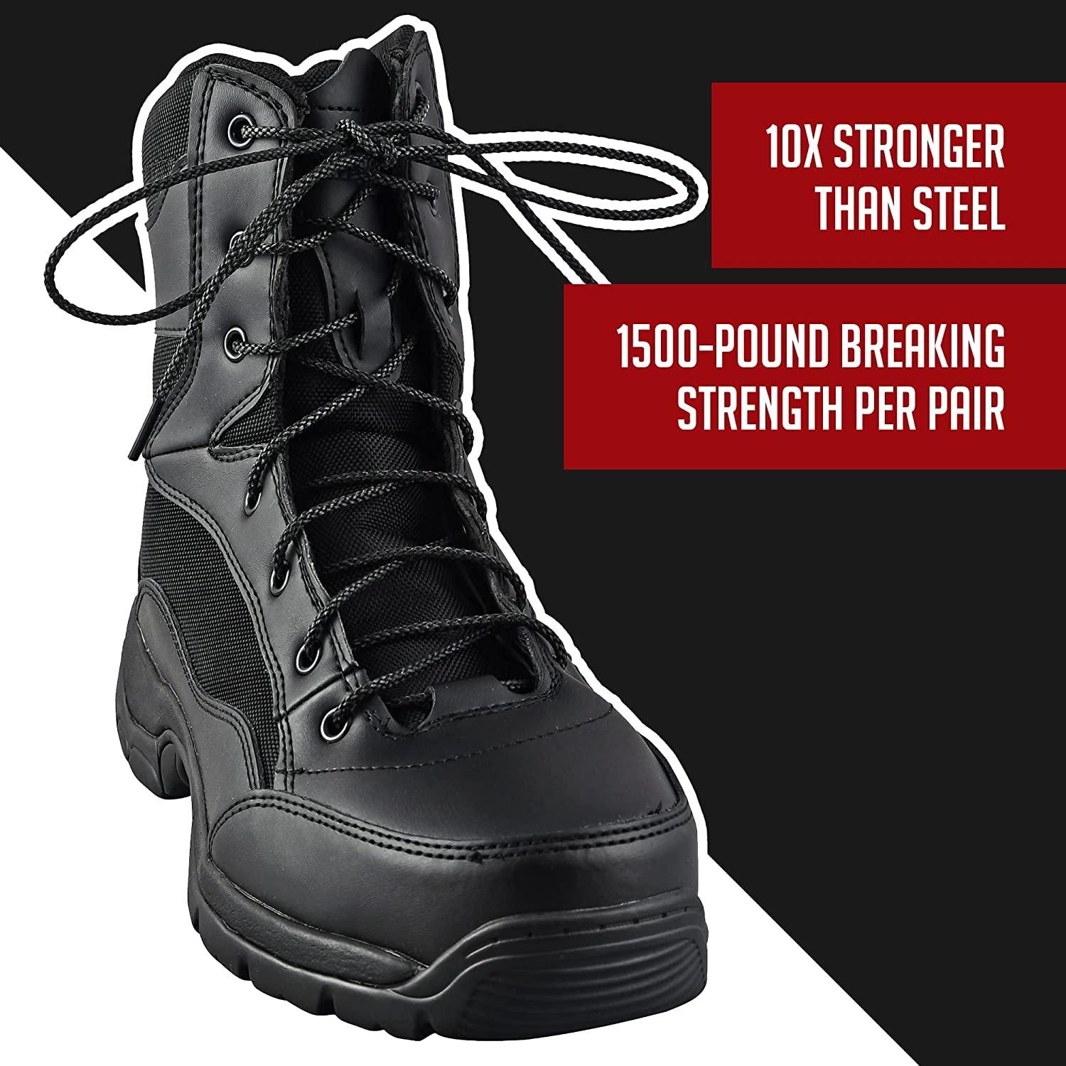 High Strength Leather Boot Laces