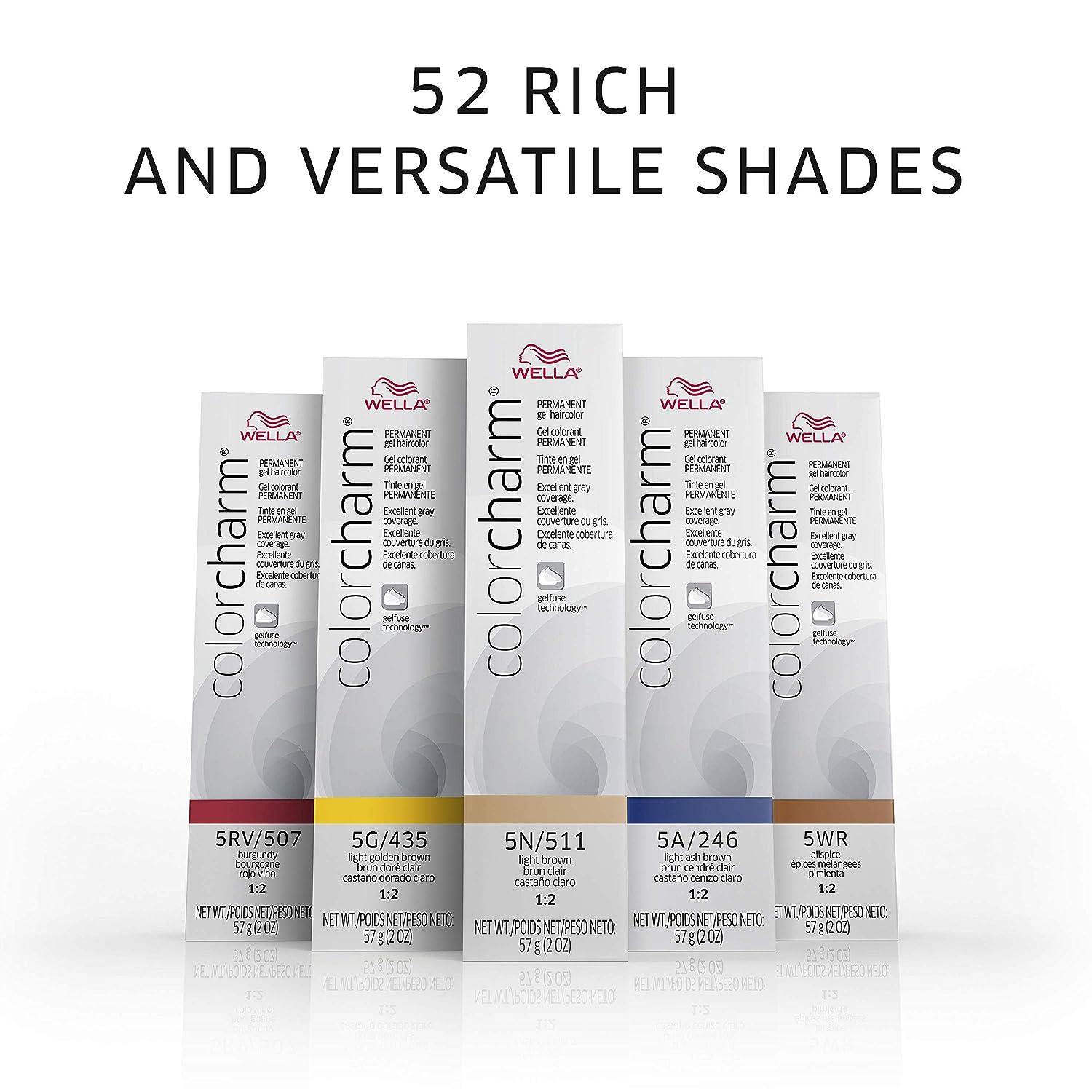 Wella ColorCharm Permanent Gel Haircolor With Long Lasting Gelfuse