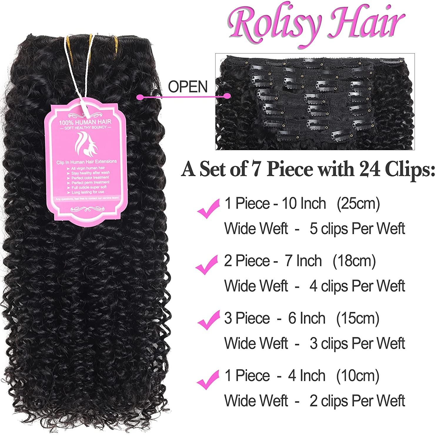 Deep Curly Hair Extensions 3B Curly Clip In Hair
