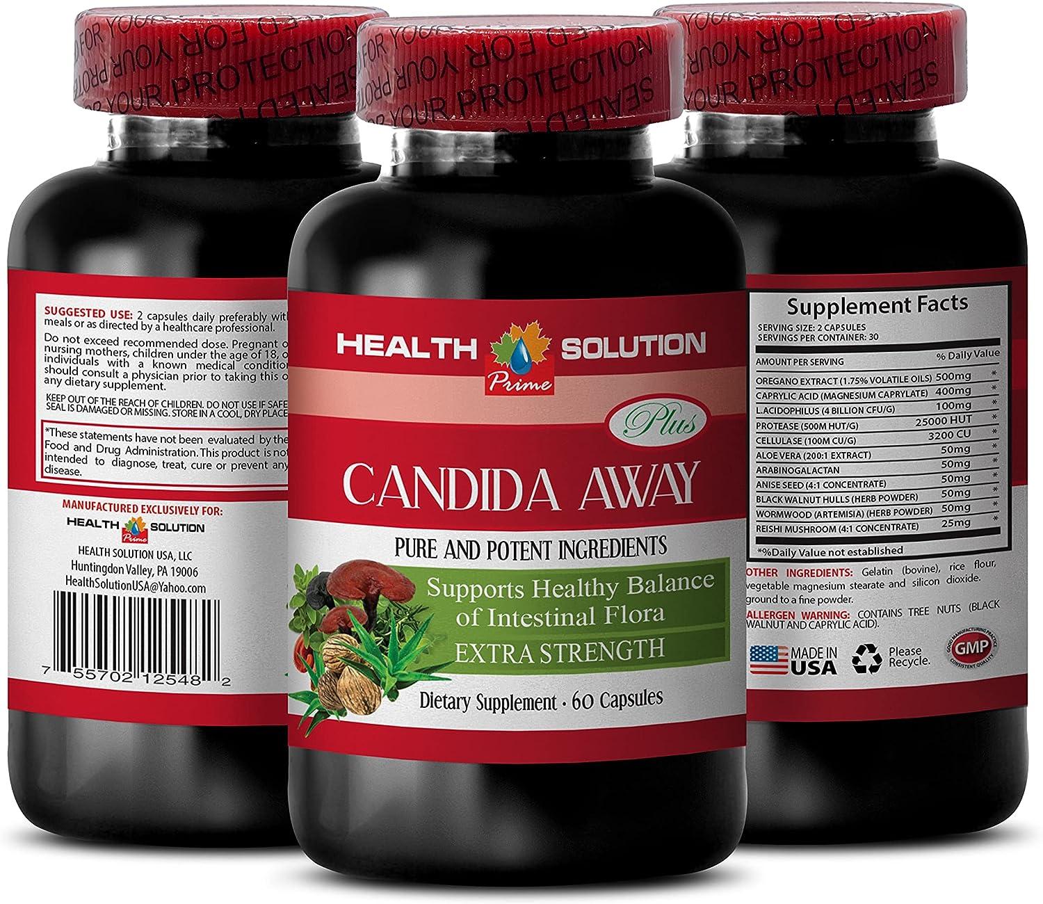 Immunity Support Supplement Candida Away Plus Candida Digestive