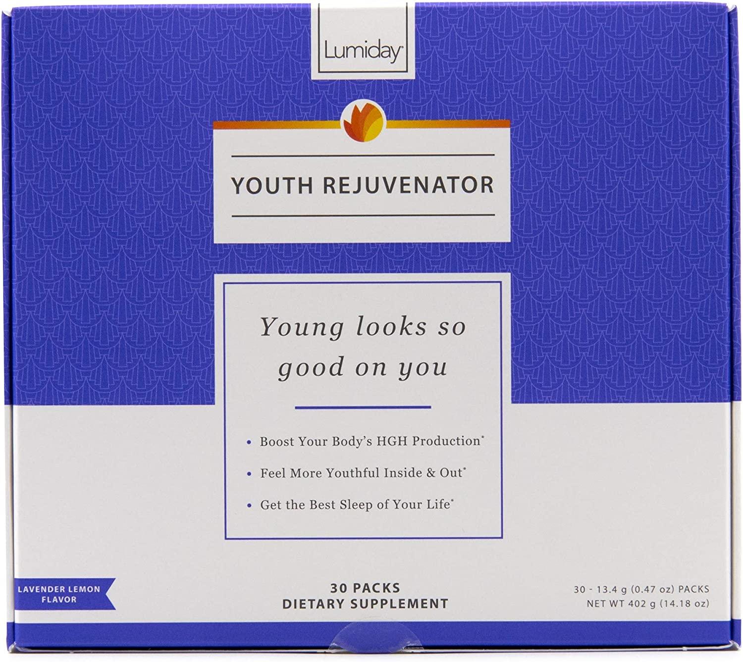 Lumiday Youth Rejuvenator HGH Booster Supplement for Women, Youth Booster, Sleep Support, Mood