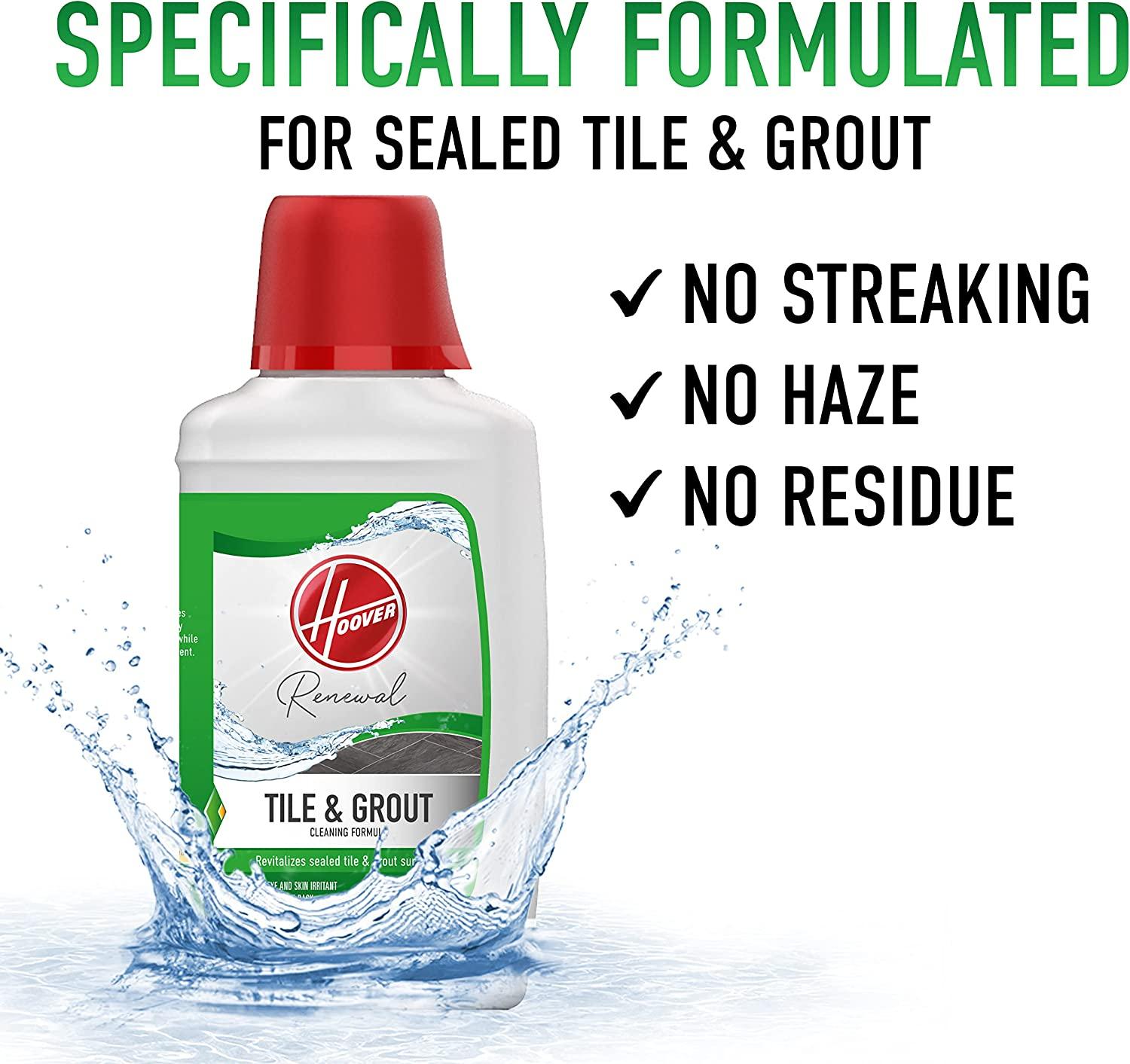 Hoover Renewal Tile and Grout Floor Cleaner, Concentrated Cleaning