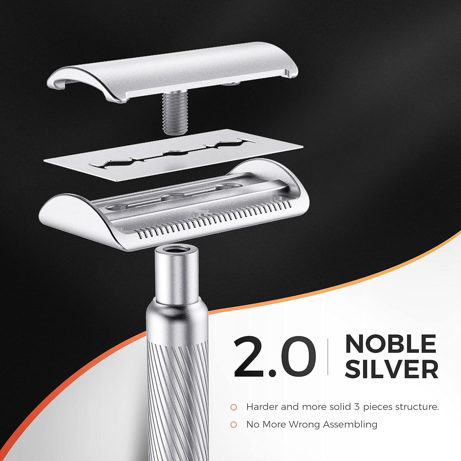 Classic Double-Edged Razor for Men & Women | Eco-Friendly Plastic-Free ...