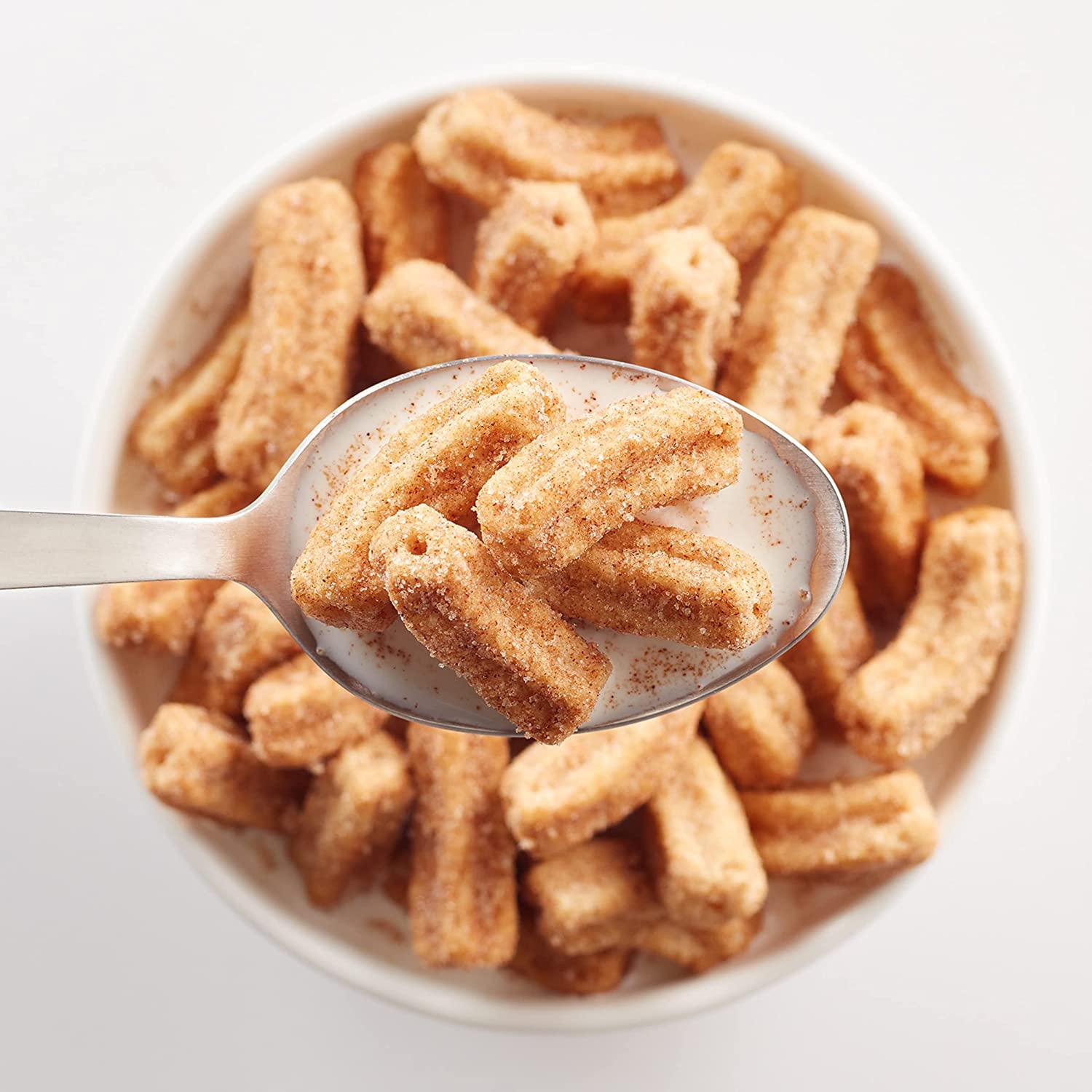 Churros Cinnamon Toast Crunch Breakfast Cereal, 11.9 OZ Cereal Box