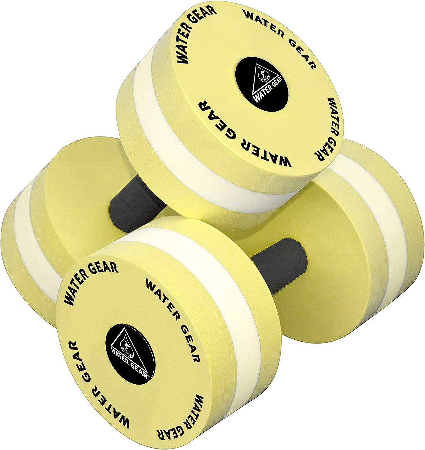 Water Gear Hydro Buoys - Yellow/White - Upper Body Pool Exercise for ...